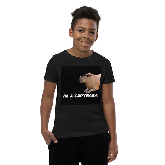 Youth Short Sleeve T-Shirt (I'm a capybara vermversh)